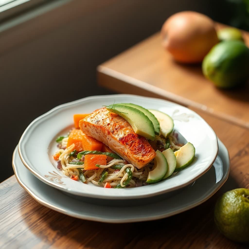 Satiating Autumn Salmon Bowl