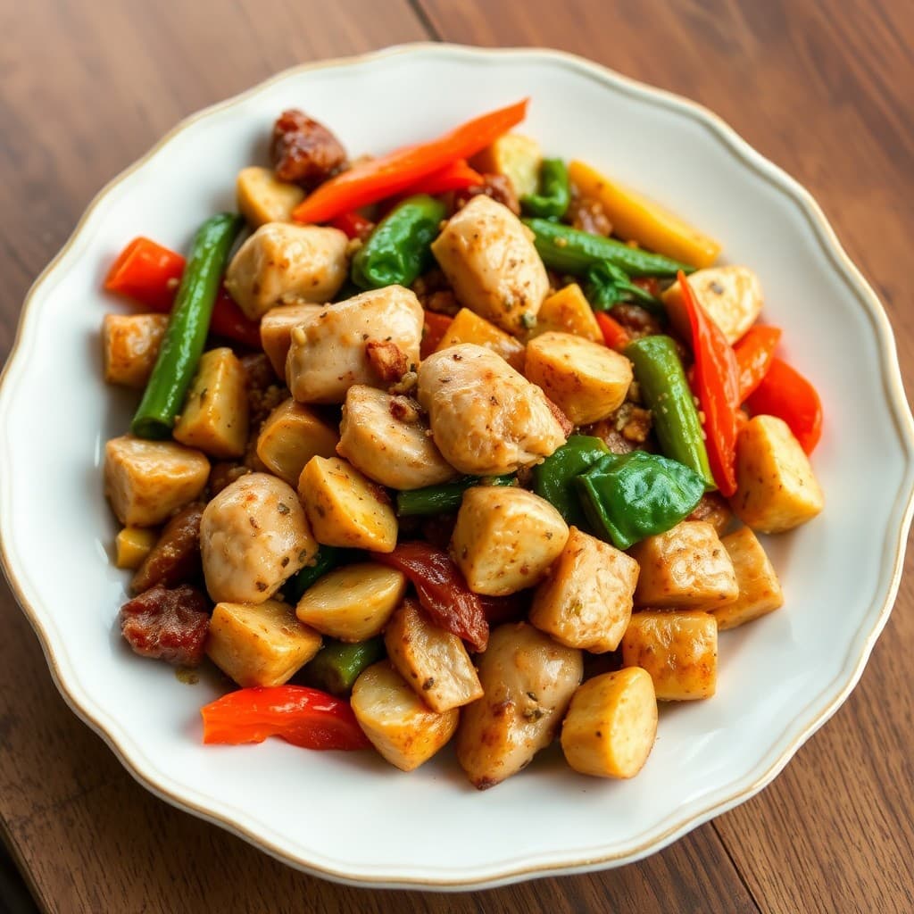 Autumn Harvest Paleo Chicken Stir-Fry