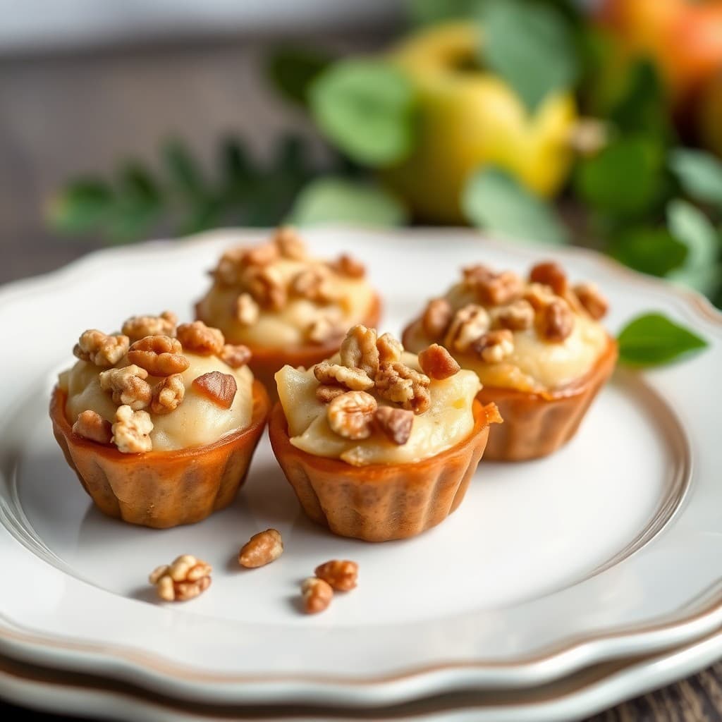 Autumn Apple Walnut Bites