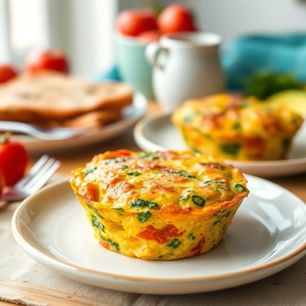 Sunrise Veggie Frittata Cups