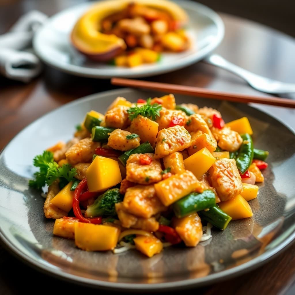 Zesty Mango Chicken Stir-Fry
