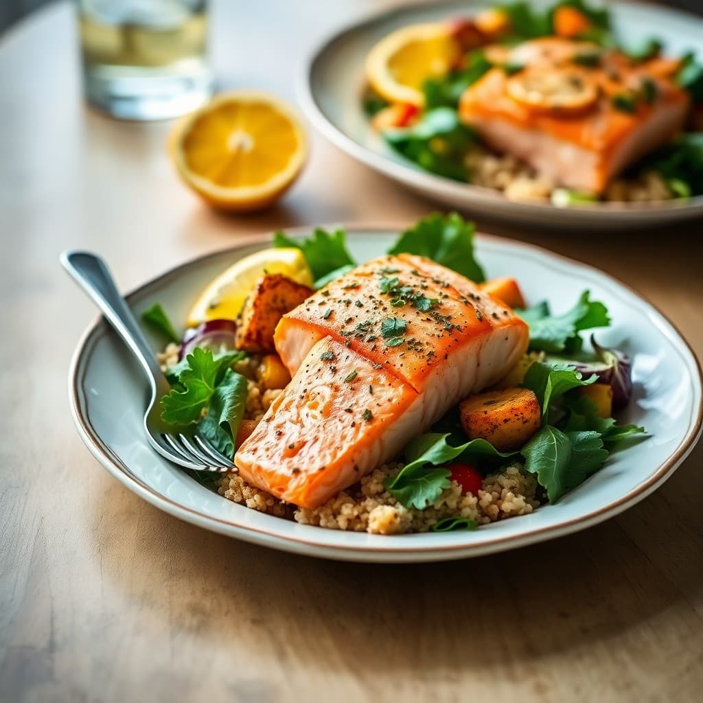 Citrus Herb Salmon Bowls