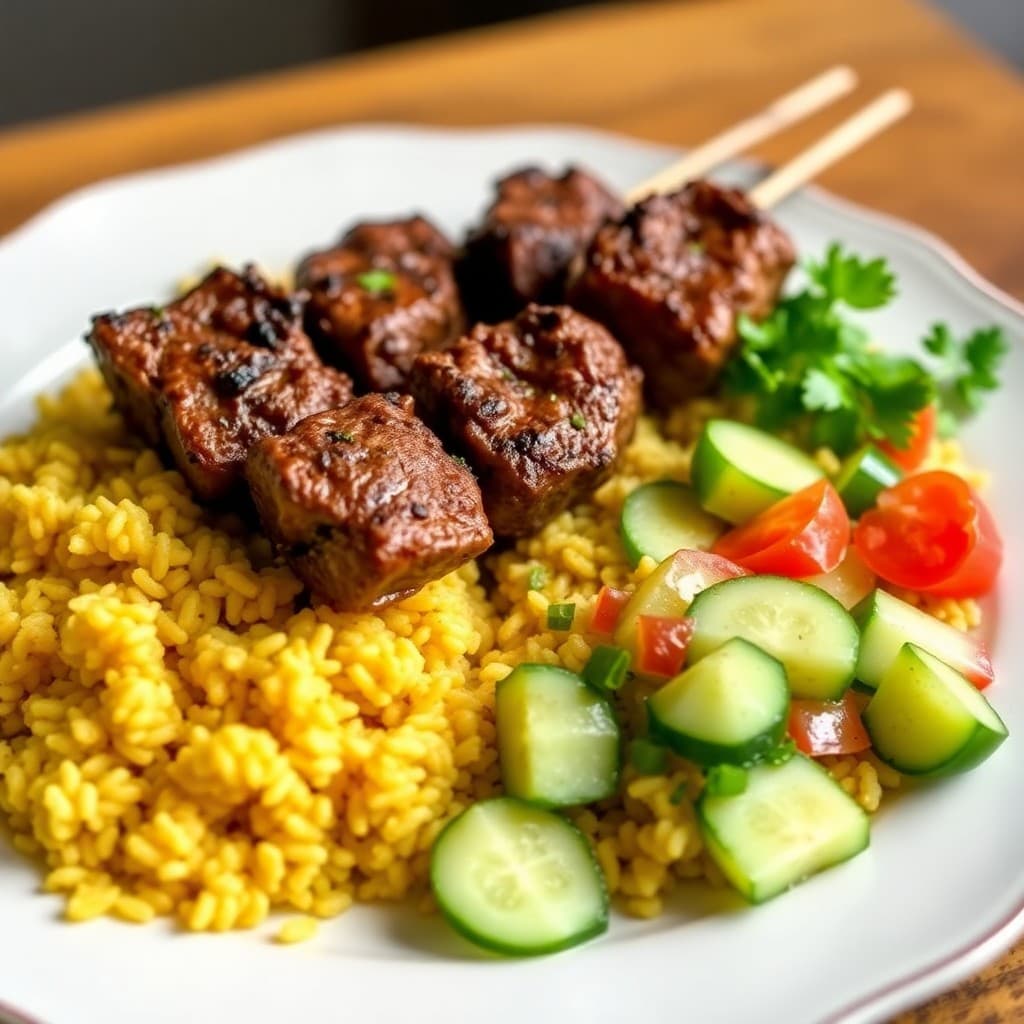 Sizzling Moroccan Lamb Skewers