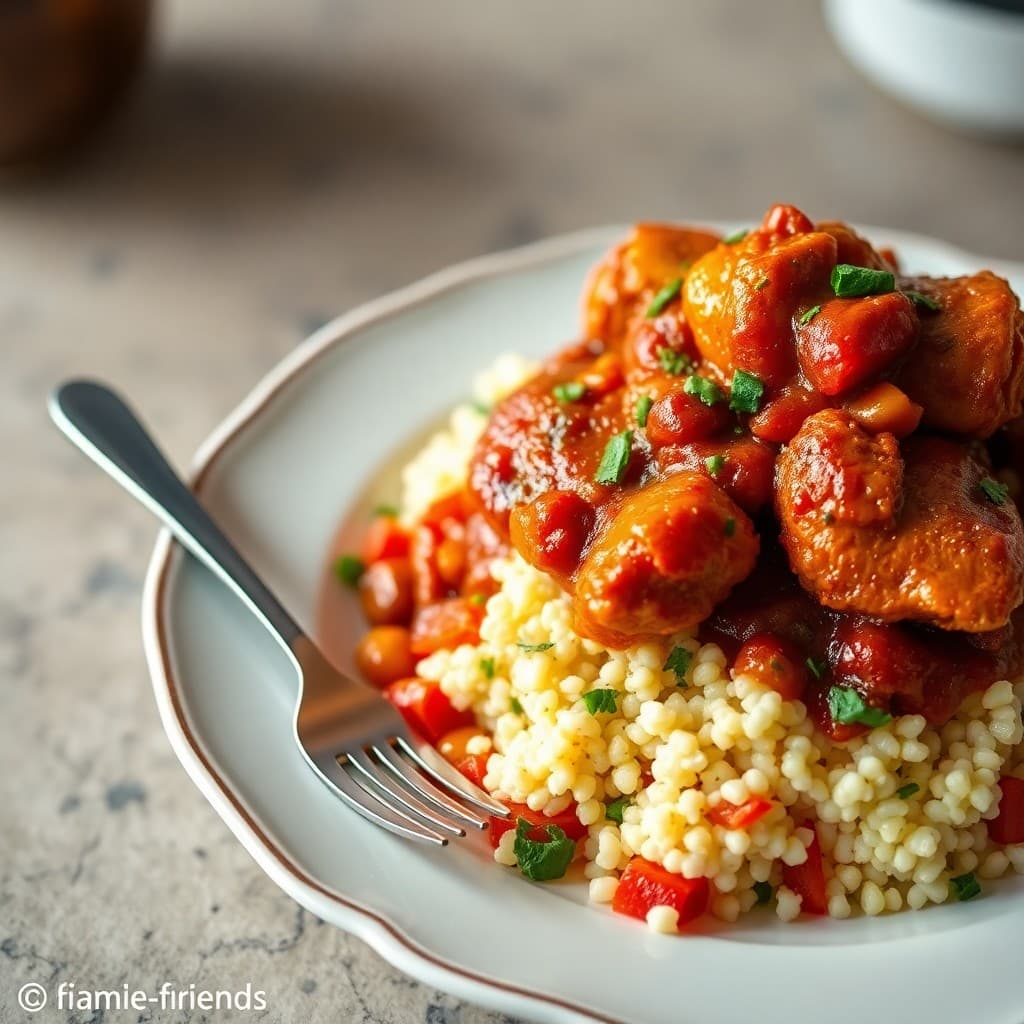 Moroccan Chicken Tagine with Couscous Salad
