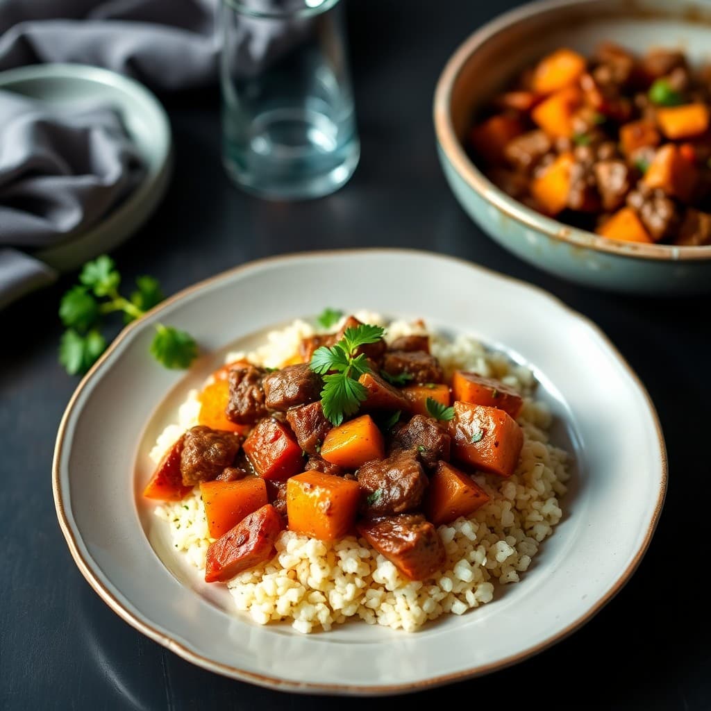 Moroccan-Spiced Beef and Vegetable Tagine