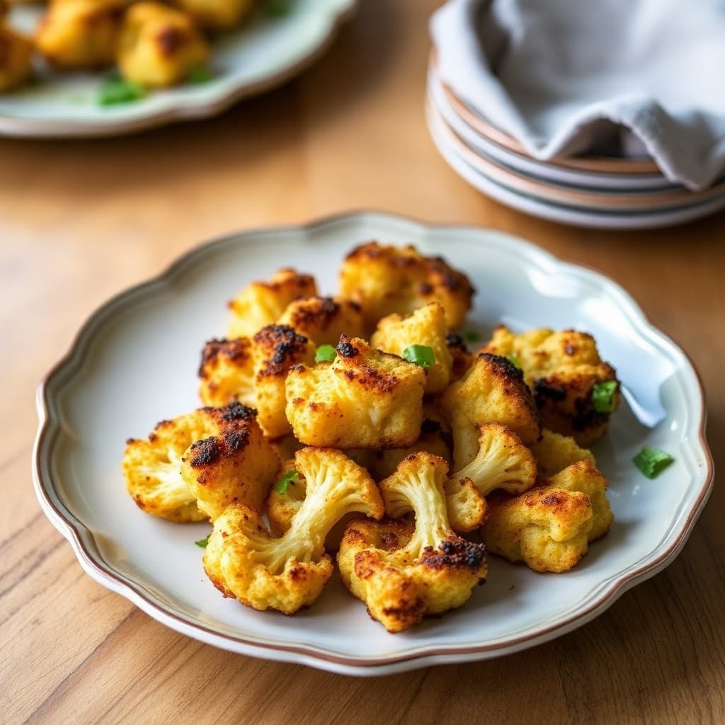Keto Roasted Cauliflower Bites