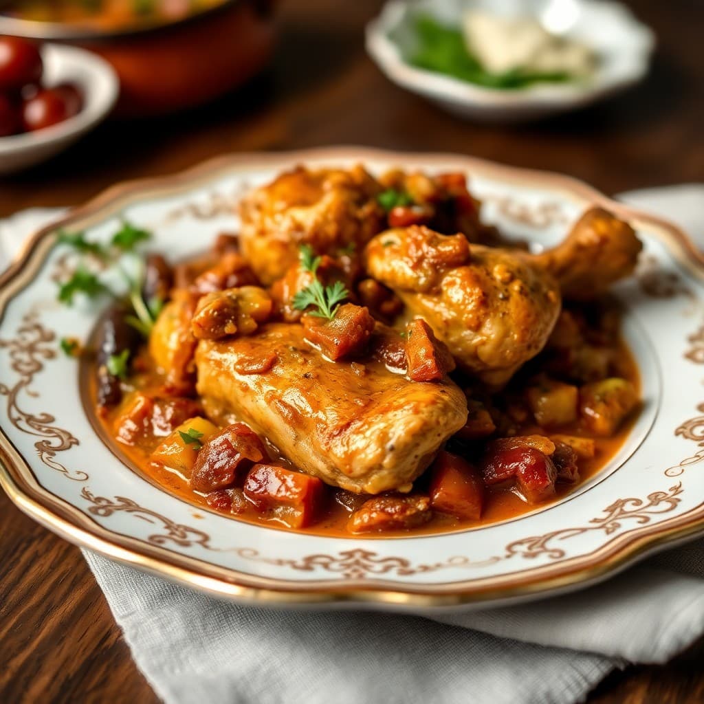 Moroccan-Inspired Chicken Tagine