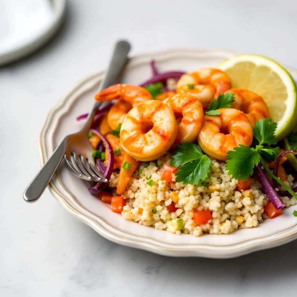 Coconut Lime Shrimp Bowls