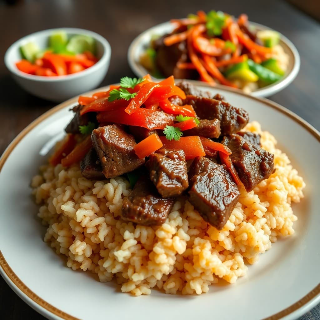 Vibrant Korean Beef Rice Bowls