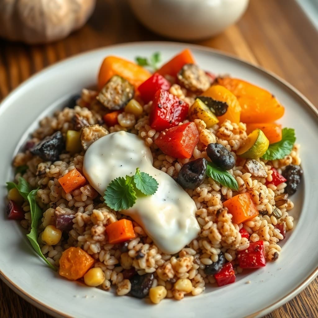 Mediterranean Autumn Grain Bowl