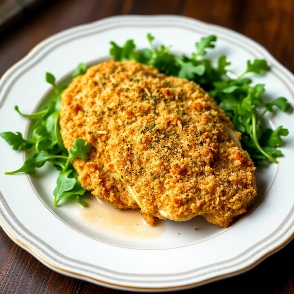 Italian Parmesan Crusted Chicken Milanese