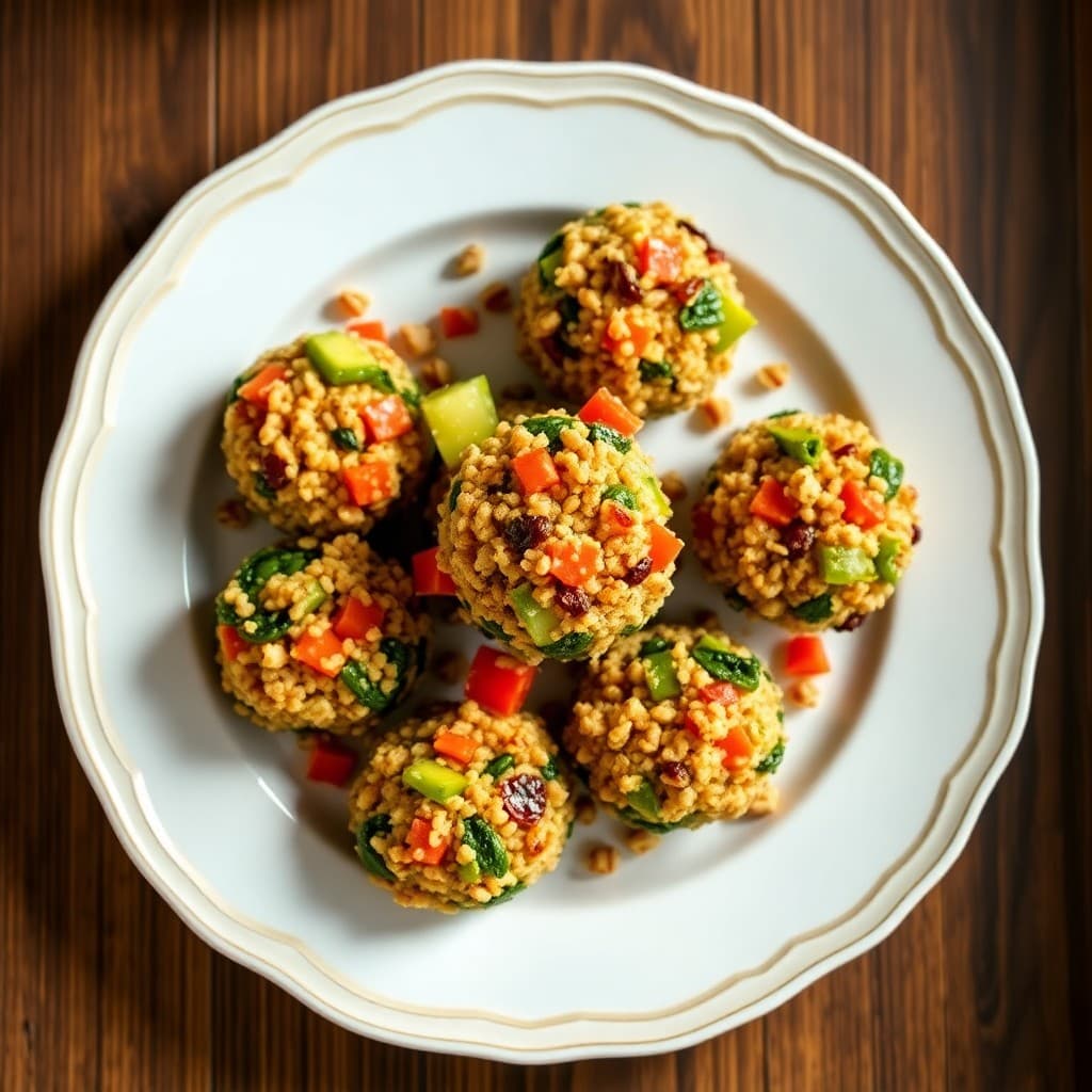 Winter Vegetable and Quinoa Snack Bites