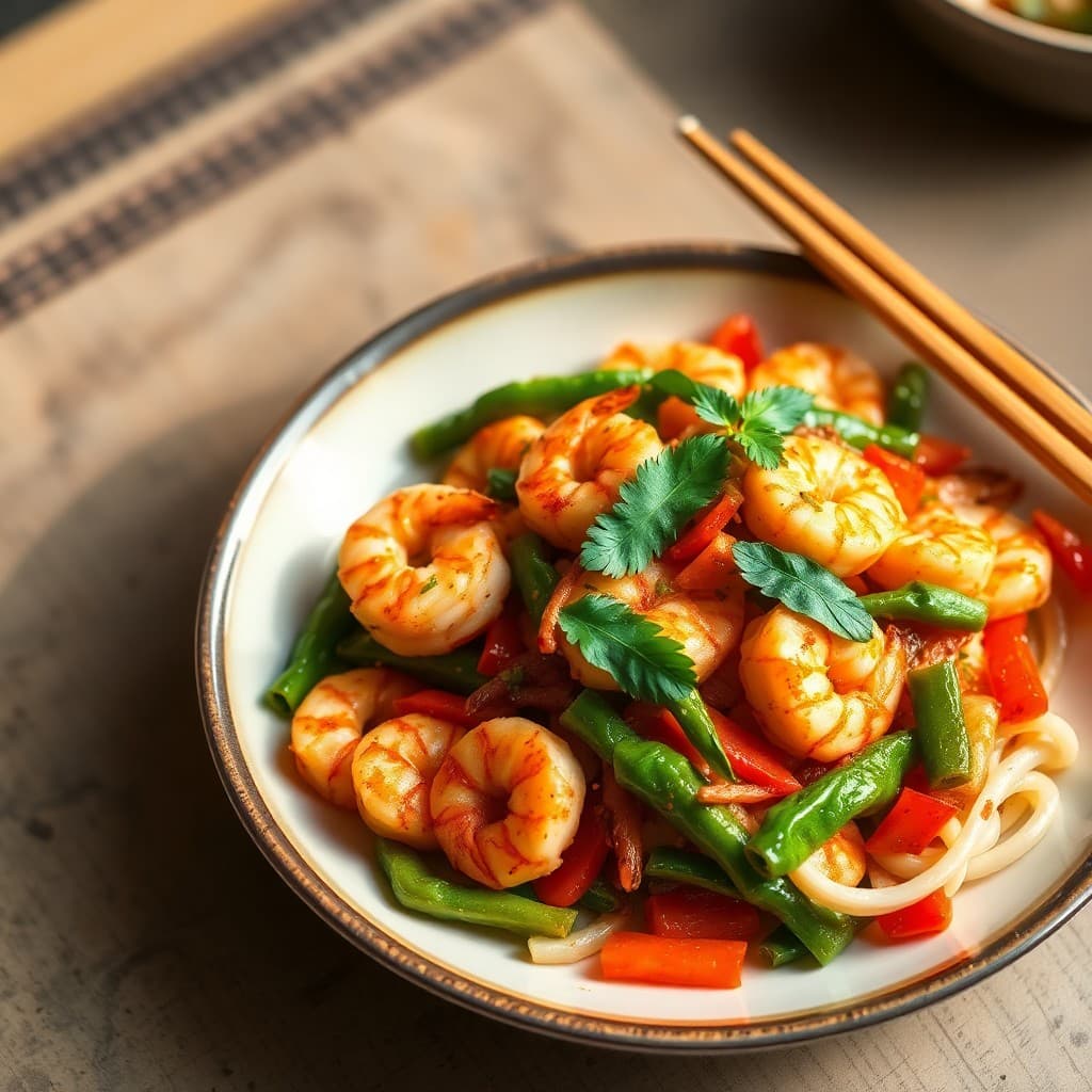 Sizzling Thai-Inspired Shrimp Stir-Fry