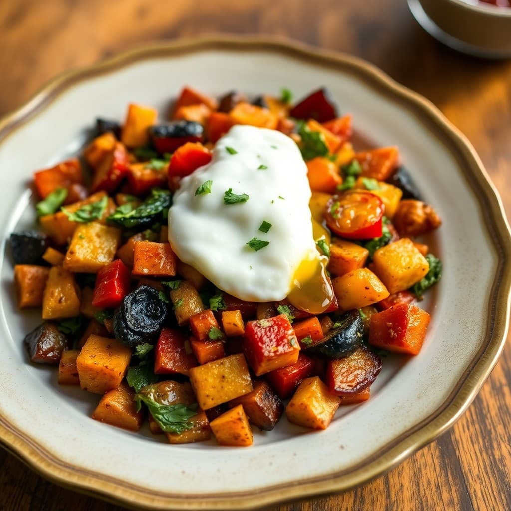 Mediterranean Autumn Vegetable Hash