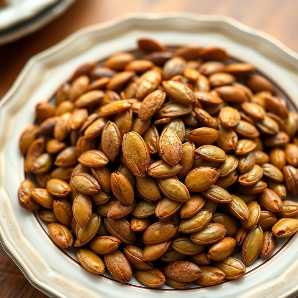 Roasted Pumpkin Seeds with Cinnamon and Erythritol
