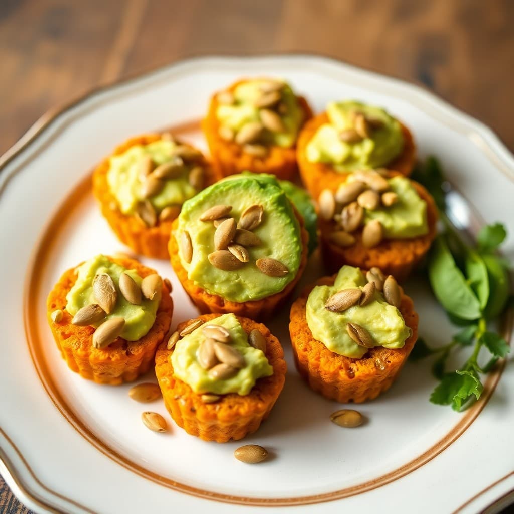 Pumpkin Seed and Avocado Bites