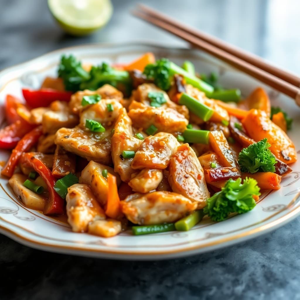 Sizzling Honey-Lime Chicken Stir-Fry