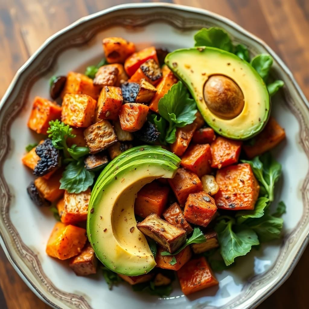 Autumn Keto Roasted Veggie Bowl