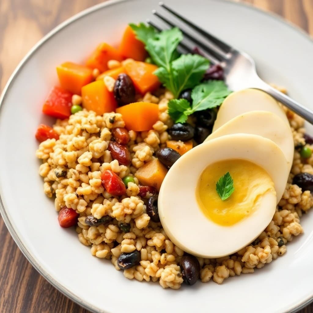 Protein-Packed Autumn Grain Bowl