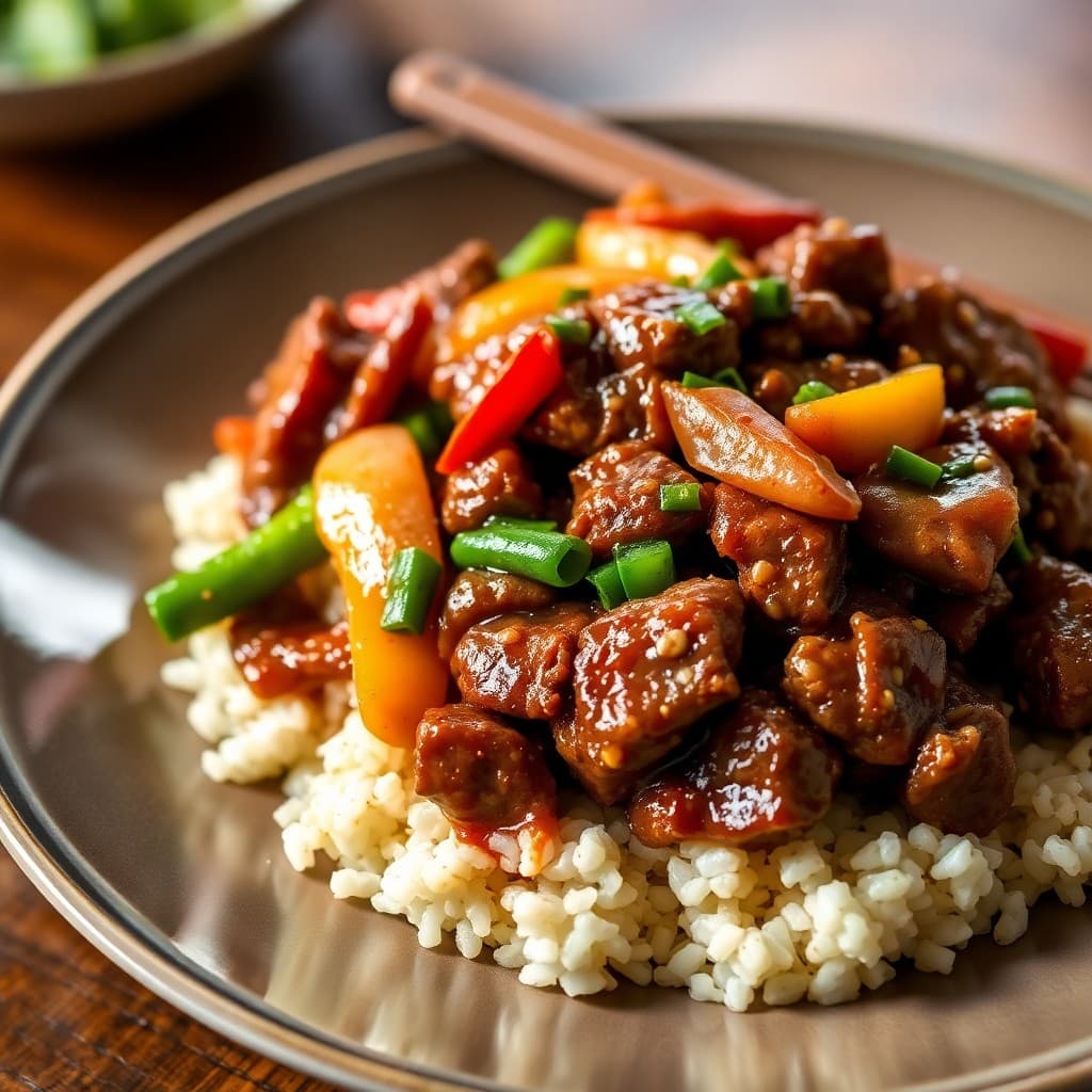 Sizzling Ginger-Garlic Beef Stir-Fry