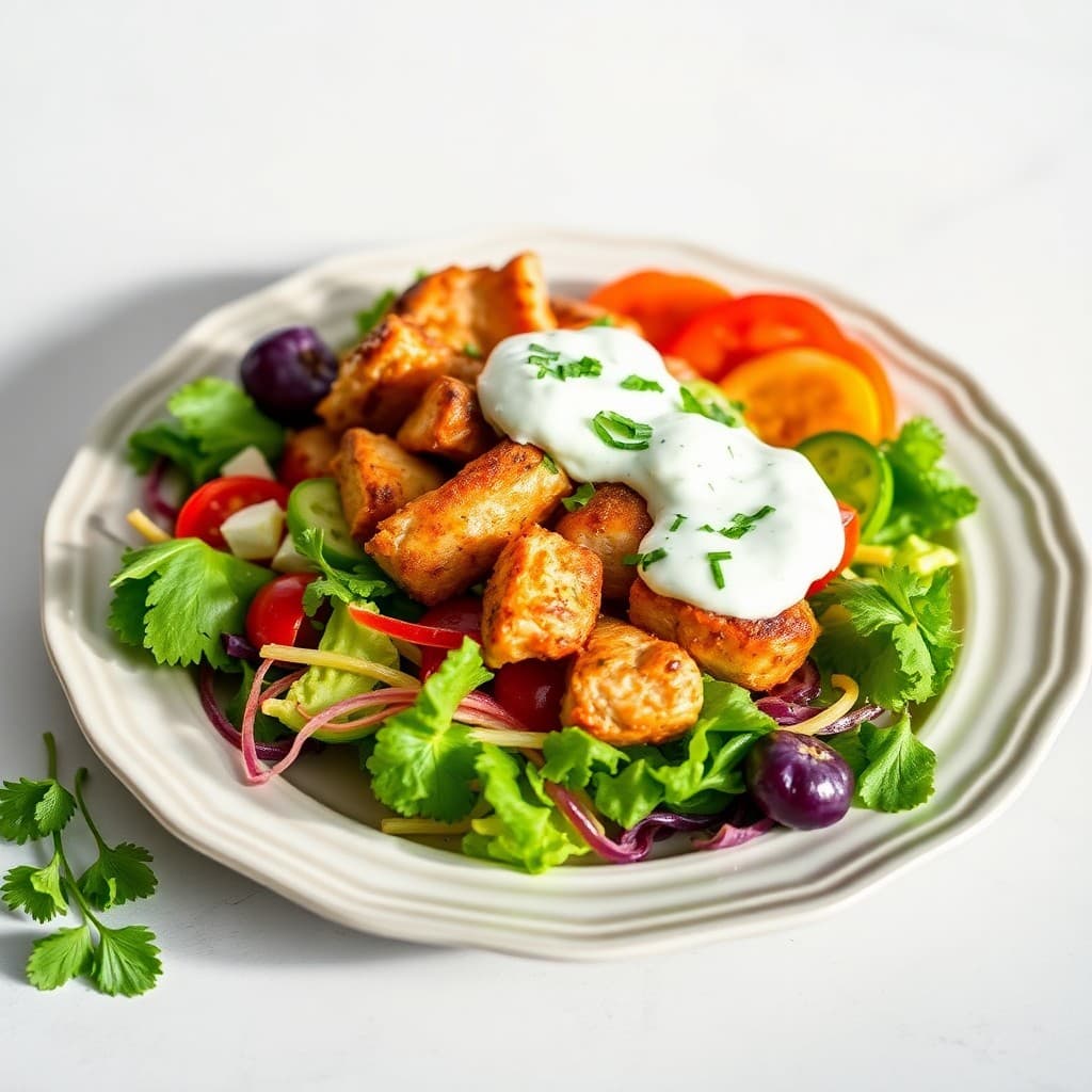 Greek Chicken Souvlaki Bowls