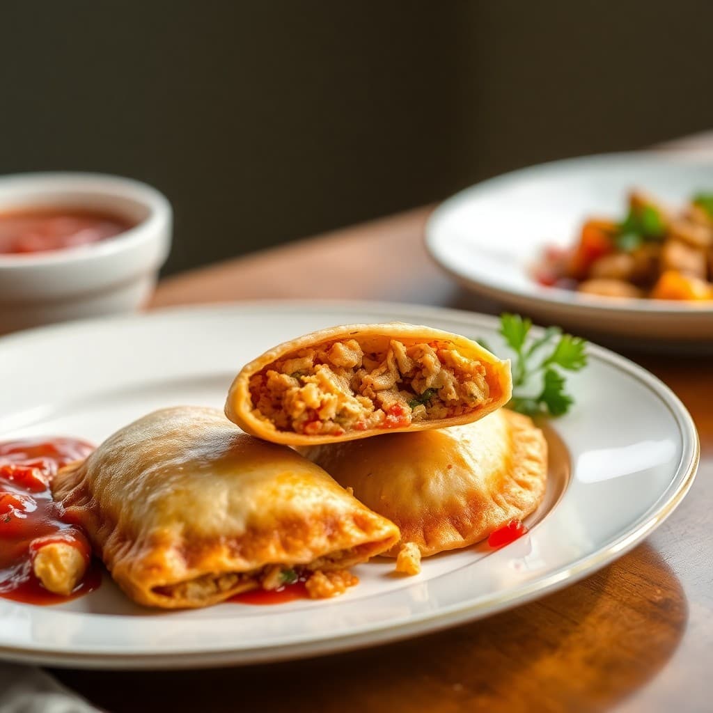 Brazilian Baked Chicken Empanadas