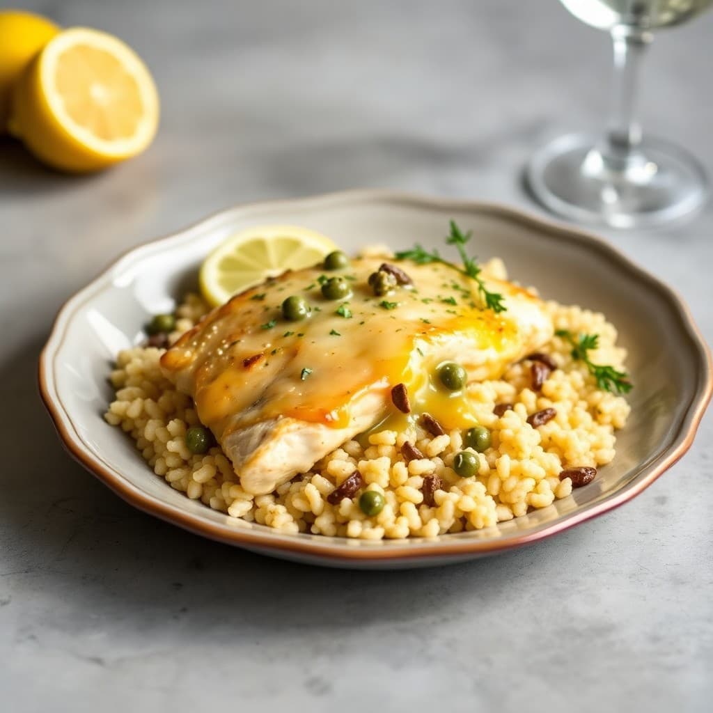 Lemon Garlic Chicken Piccata