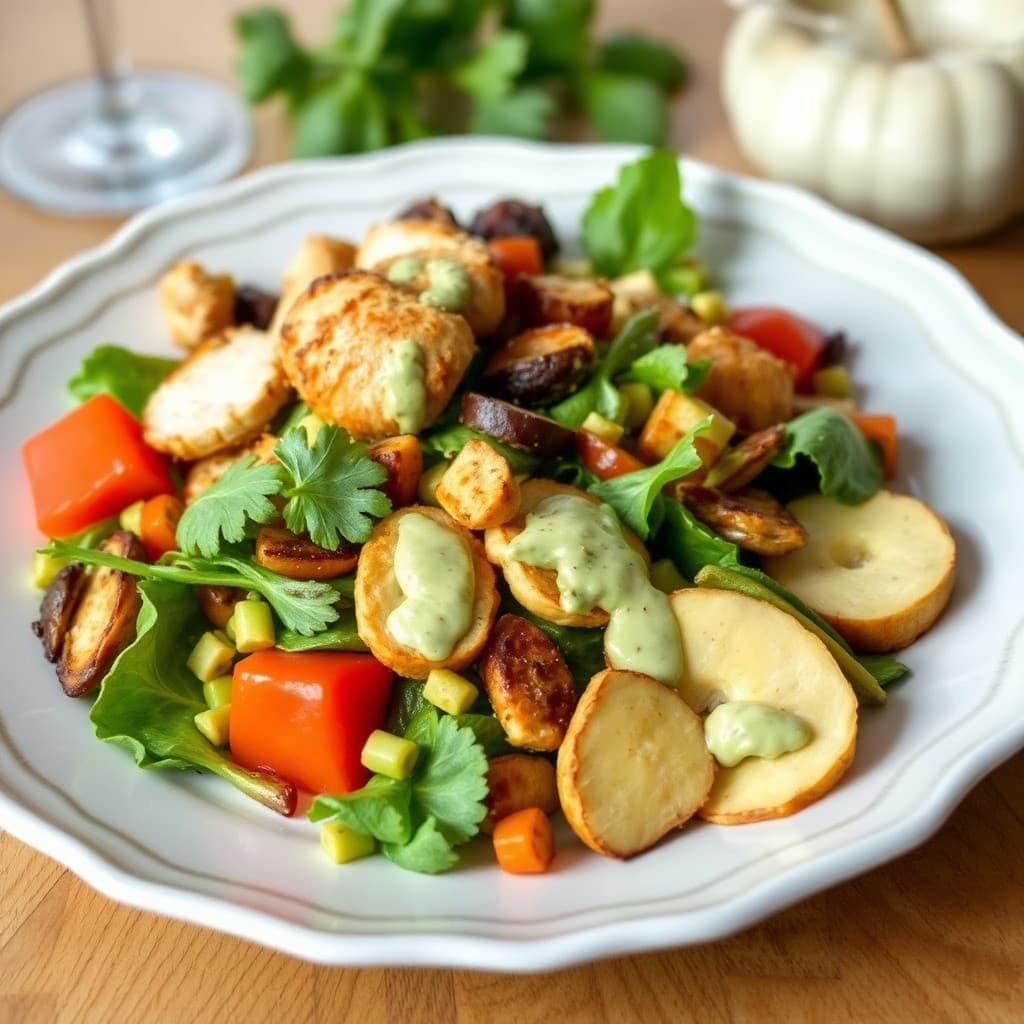 Autumn Keto Chicken Salad