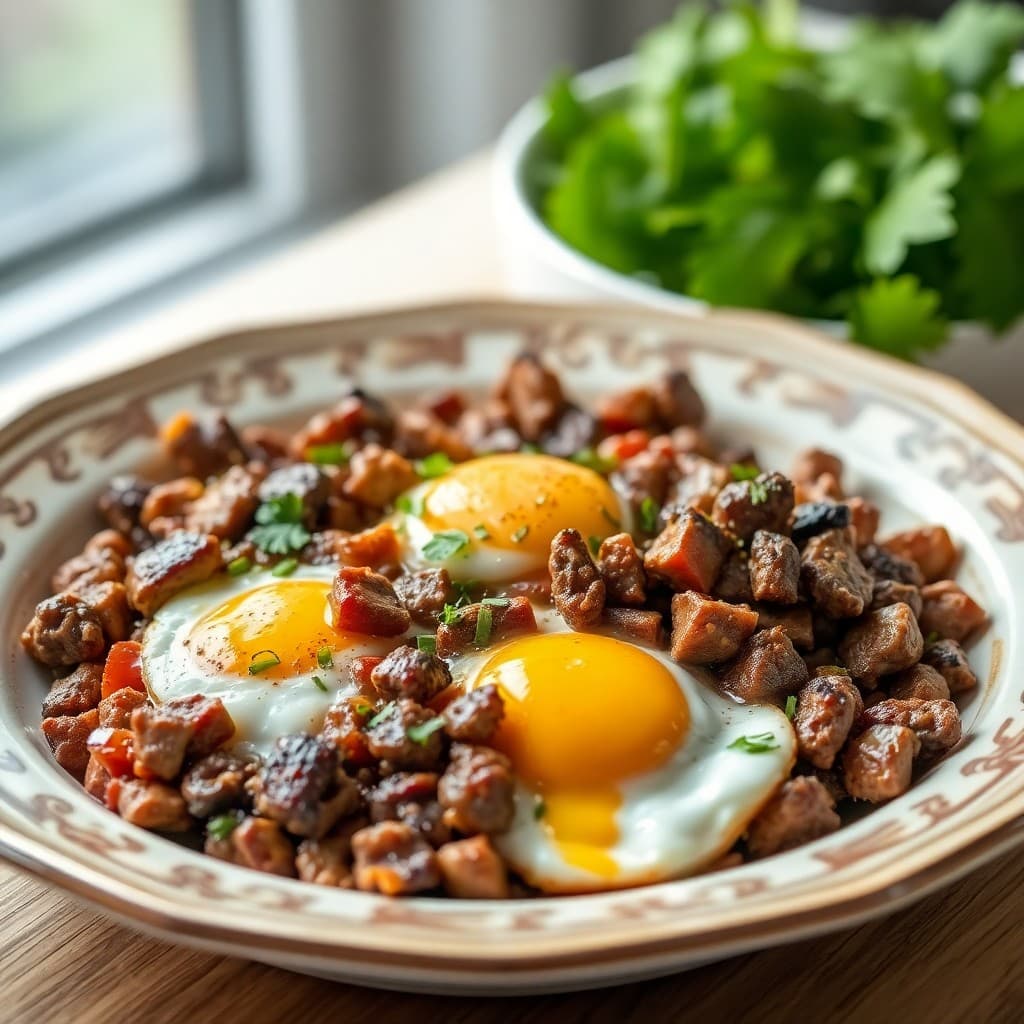 Keto Beef Breakfast Skillet