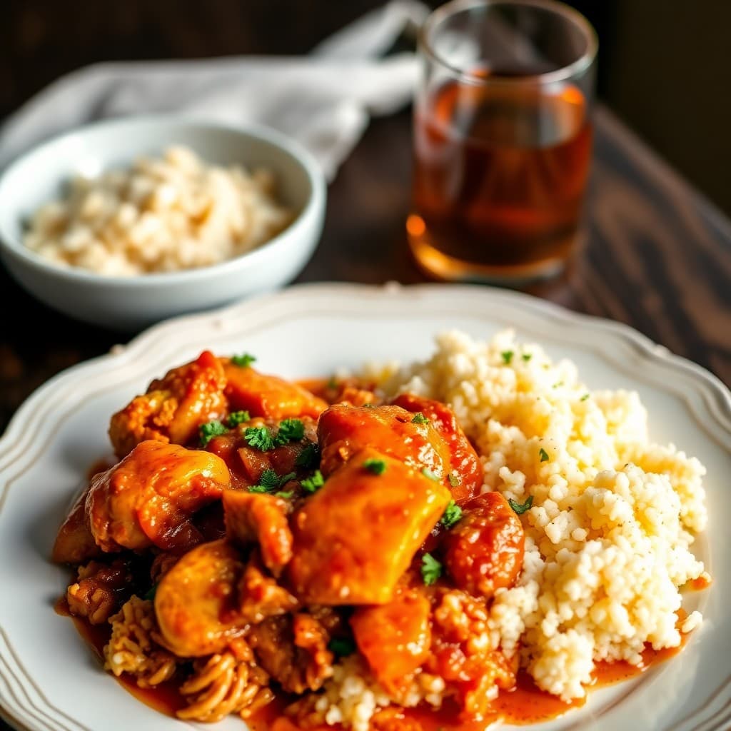 Sizzling Moroccan Chicken Tagine
