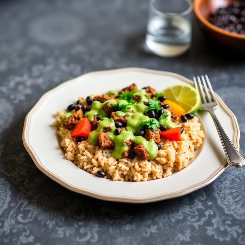 Brazilian Beef & Black Bean Rice Bowls