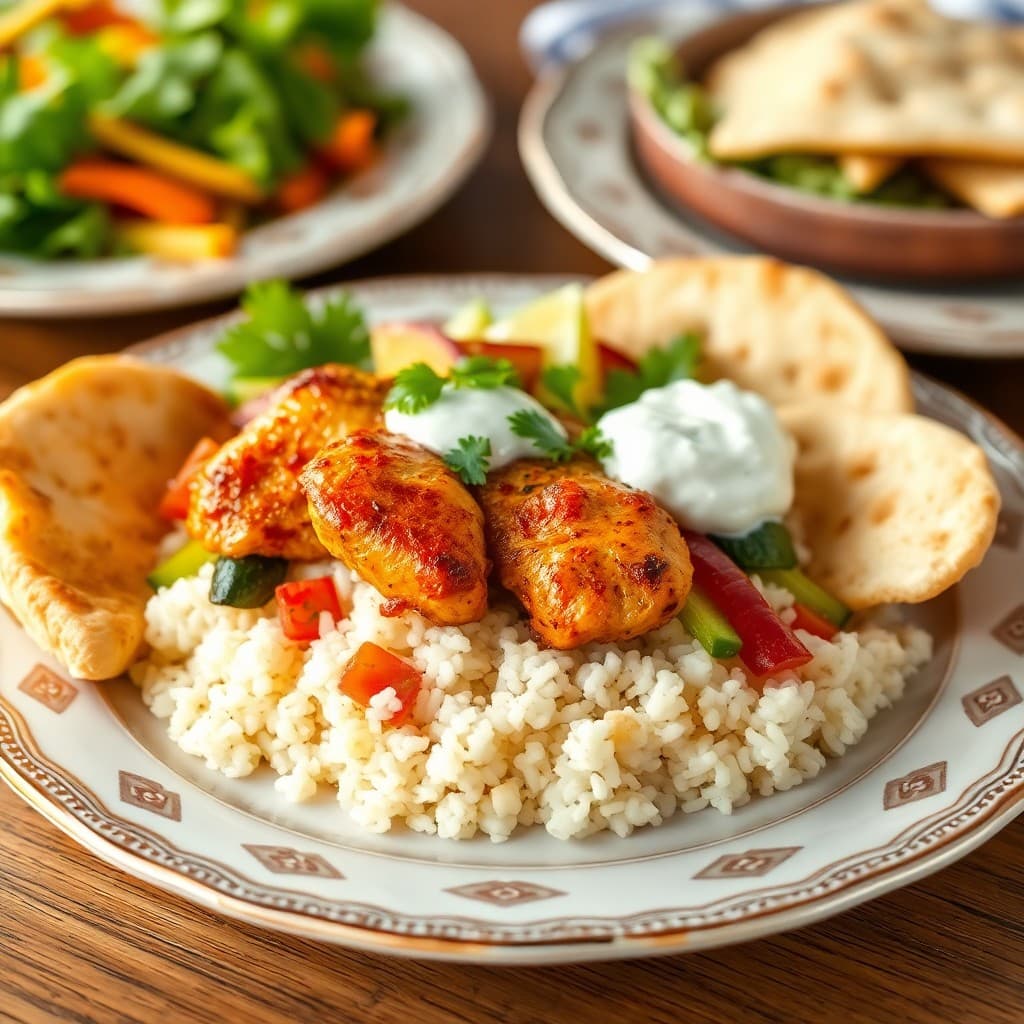 Mediterranean Chicken Gyro Bowls