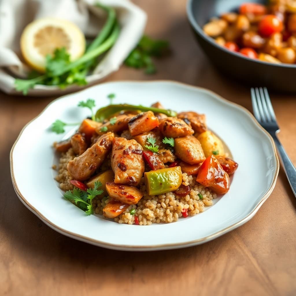 Sizzling Balsamic Chicken Stir-Fry