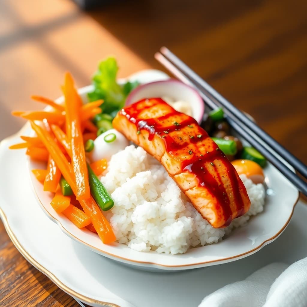 Japanese-Style Salmon Teriyaki Bowls