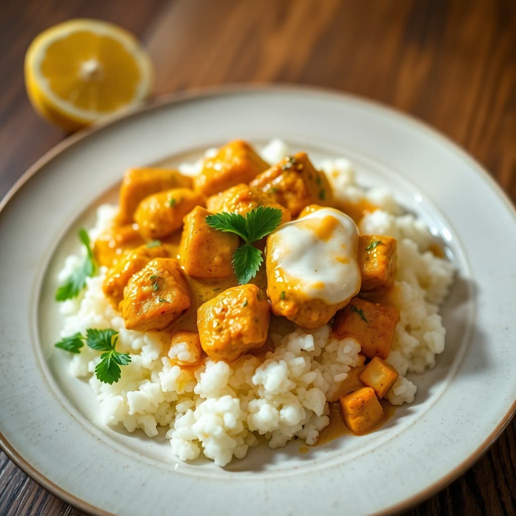 Coconut Lemongrass Chicken Curry