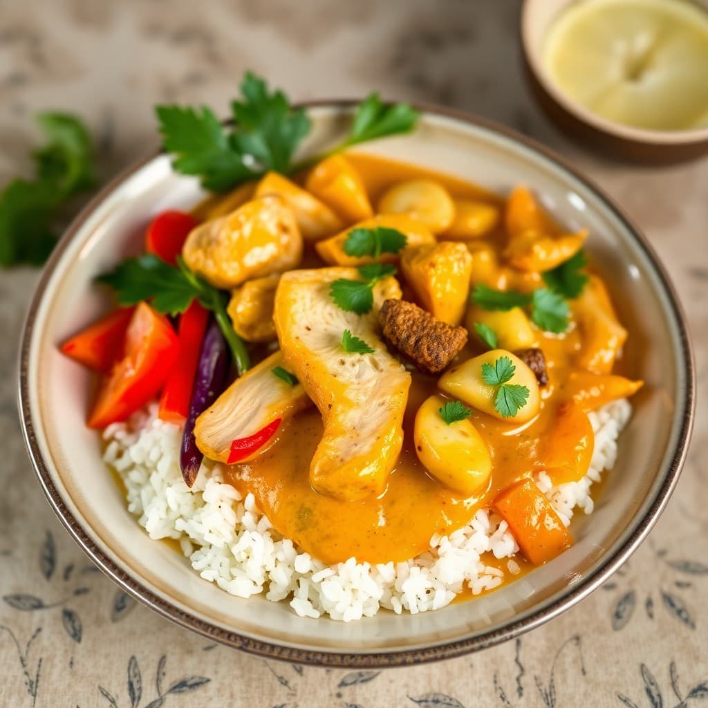 Thai-Inspired Chicken Coconut Curry Bowls