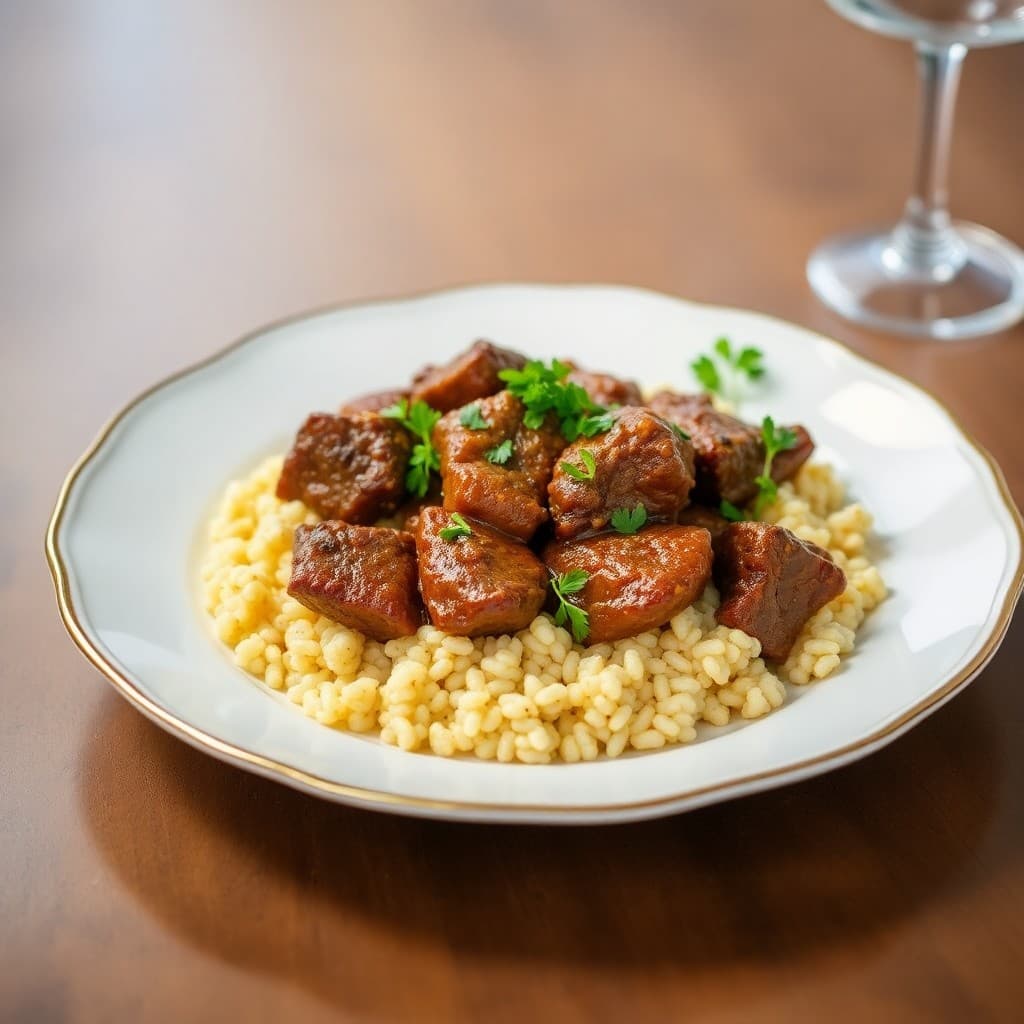 Enchanting Moroccan Lamb Tagine with Cinnamon-Spiced Couscous
