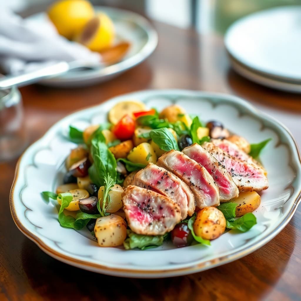 Seared Tuna Niçoise Salad