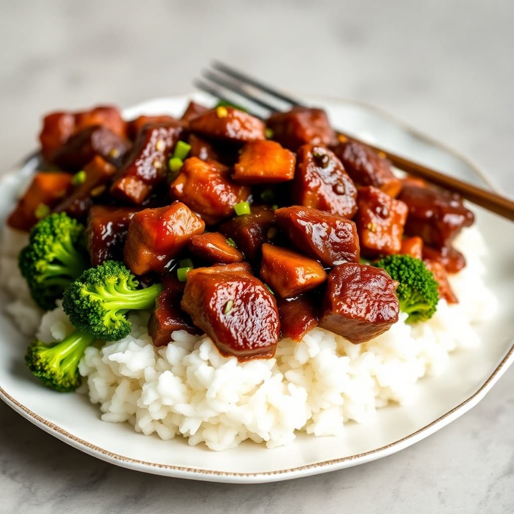 Korean Bulgogi Beef Bowls with Ginger-Garlic Broccoli