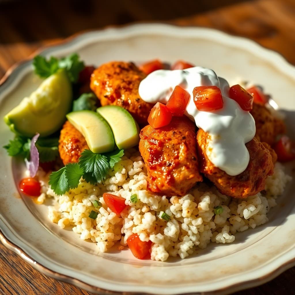 Sizzling Chili Lime Chicken Fajita Bowls