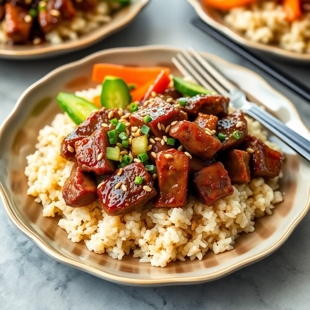 Zesty Teriyaki Beef Bowls