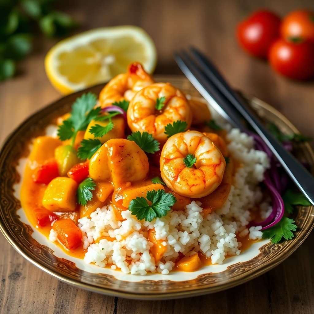Tantalizing Thai Coconut Shrimp Curry