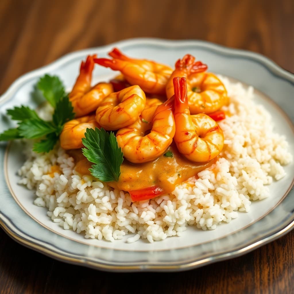 Spicy Thai Coconut Shrimp Stir-Fry