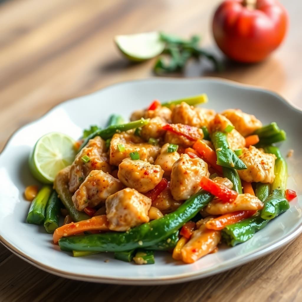 Sizzling Garlic-Lime Chicken Stir-Fry