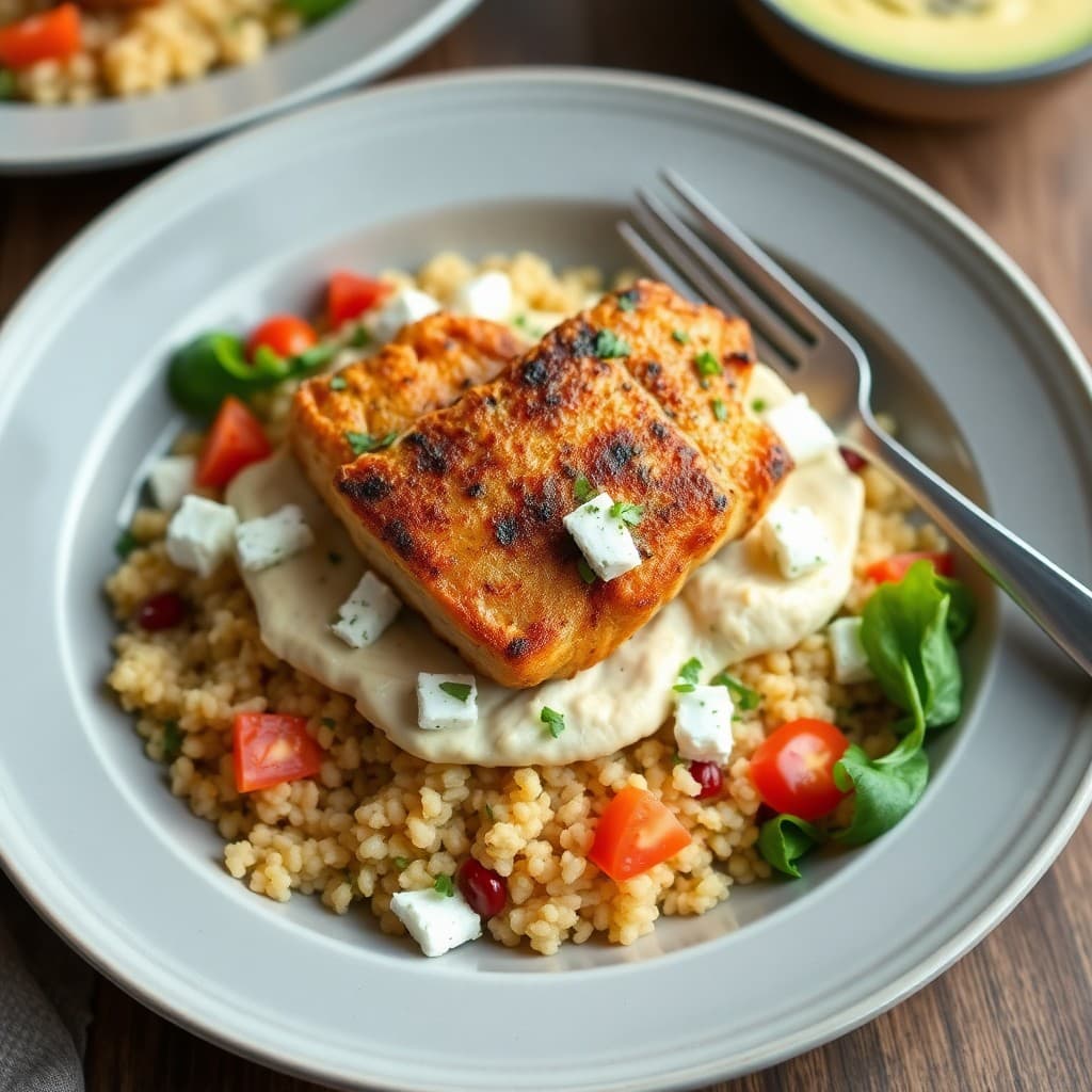 Mediterranean Chicken Souvlaki Bowls