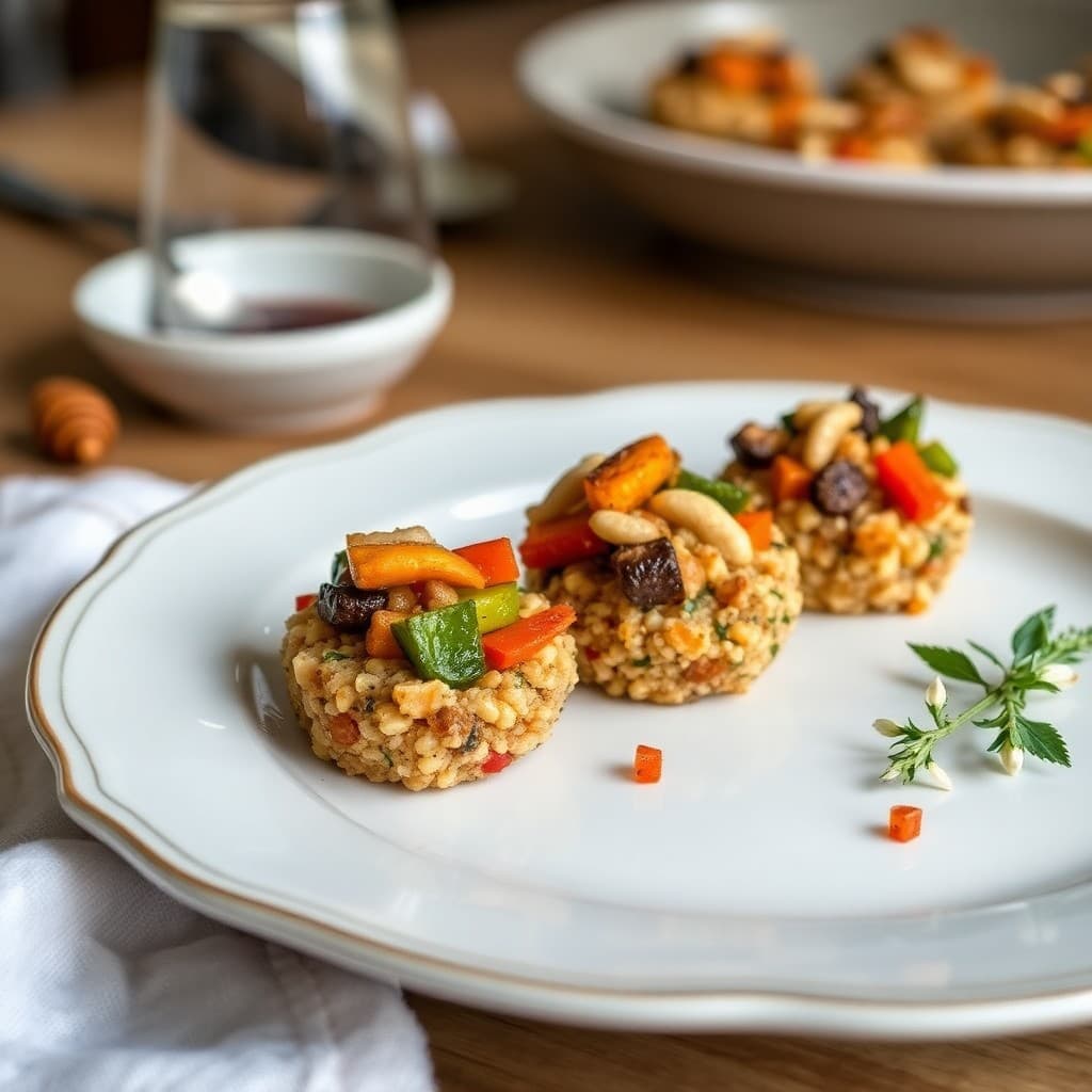 Roasted Winter Vegetable and Quinoa Bites