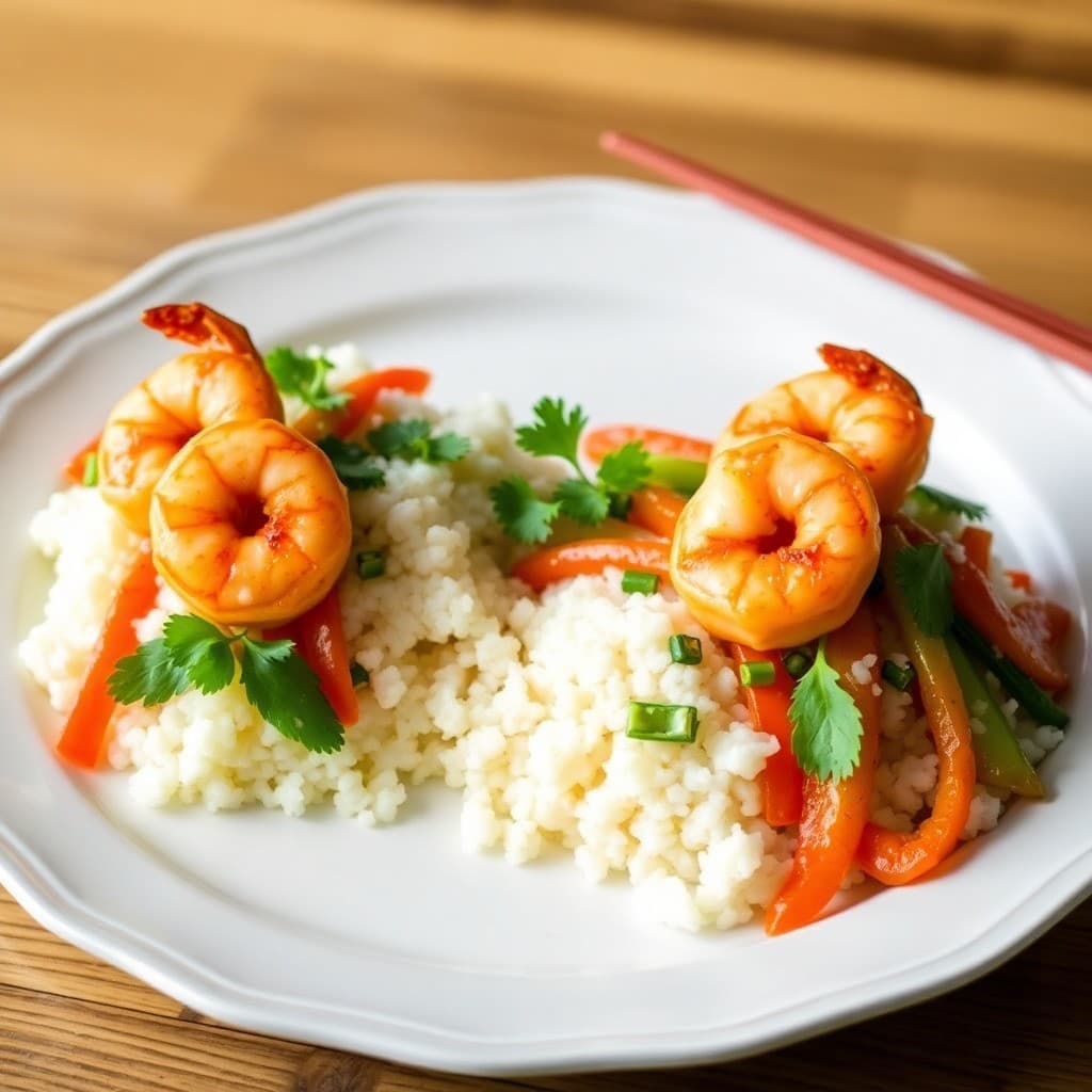 Thai Coconut Shrimp Rice Bowls