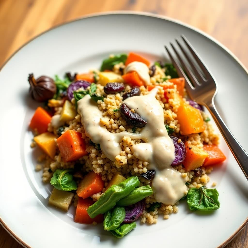 Winter Vegetable Quinoa Salad