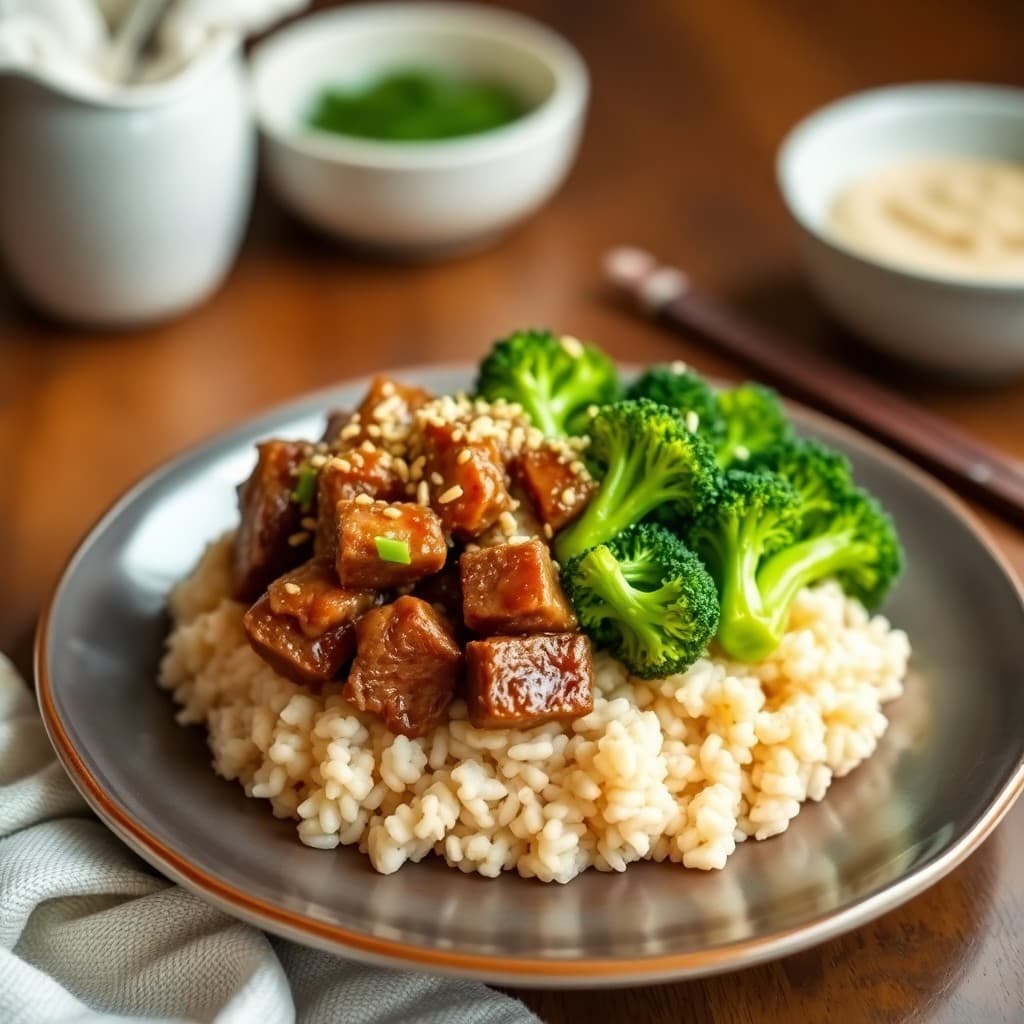 Zesty Beef Bulgogi Bowls with Sesame Broccoli
