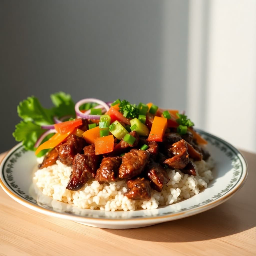 Savory Korean Beef Bowls